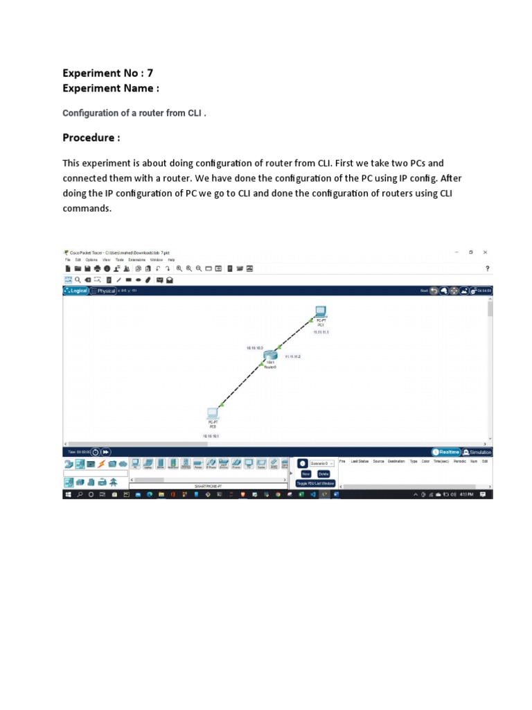 Router Configuration via CLI Guide | PDF
