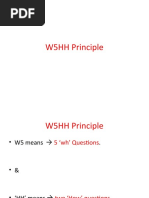 Unit 4 Lecture 4 w5hh Principle