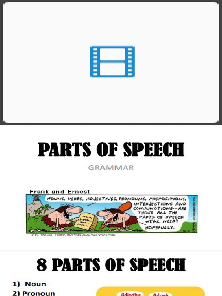 DEFINITION OF PARTS OF SPEECH PDF WITH EXAMPLES visual data 2