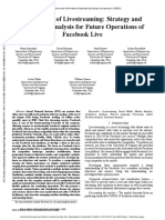 GELESEN FB Live The Future of Livestreaming Strategy and Predictive Analysis For Future Operations of Facebook Live