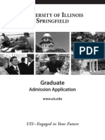 Graduate: Niversity OF Llinois Pringfield
