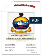 Rajat CS Assignment File