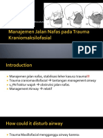 Airway Management in Maxillofacial Trauma