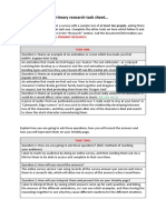 Primary Research Task Sheet With Audio