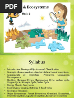 Ecology & Ecosystems