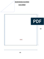 Implantation Mur 6 B Face Exterieur