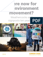 CCF Report Where Now For The Env Movement