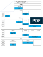 Fall-2022 BSGM Timetable (1st Semester Only) - 02!01!2023