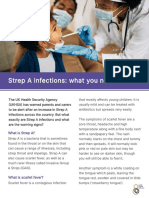 Strep A Infection Guidance For Parents and Carers