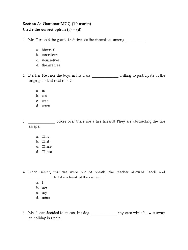 P4 English Worksheet 1 PDF Memory Brain