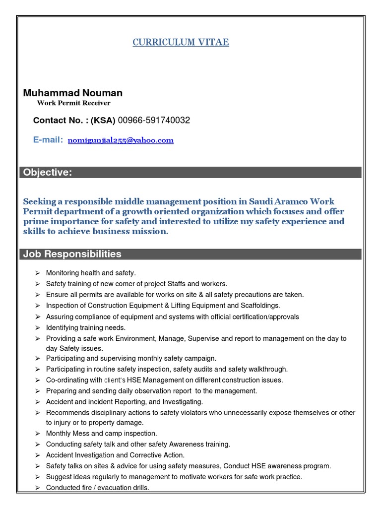 cv-for-work-permit-receiver-position-in-saudi-aramco-pdf