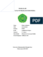 MAKALAH MK. Birokrasi & Governansi Publik