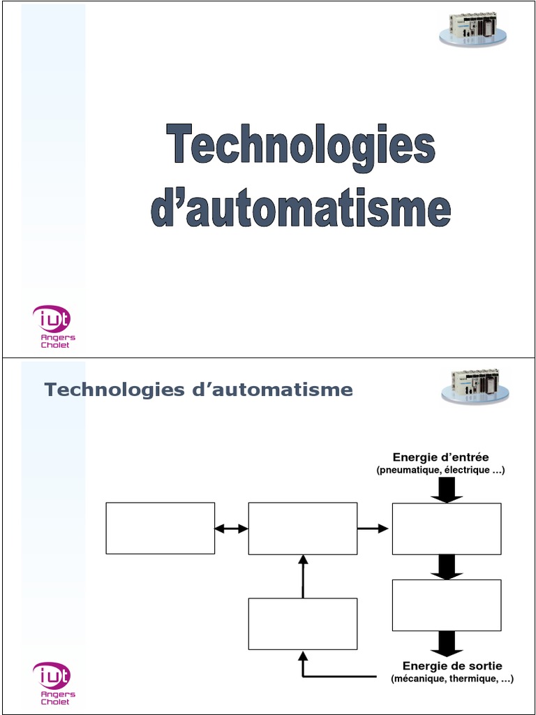 Guide sur les Énergies et Automatisme | PDF | Capteur | Grandeur physique