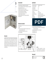 Fisa Tehnica Sursa de Alimentare ABK-902-12-3 Neintreruptibila 12 VCC 2 A