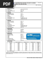 Chiller Data Sheet