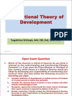 D-Institutional Theory of Development Economics 2021 2022 SDT