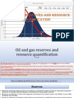 Oil and Gas Reserves and Resource Quantification