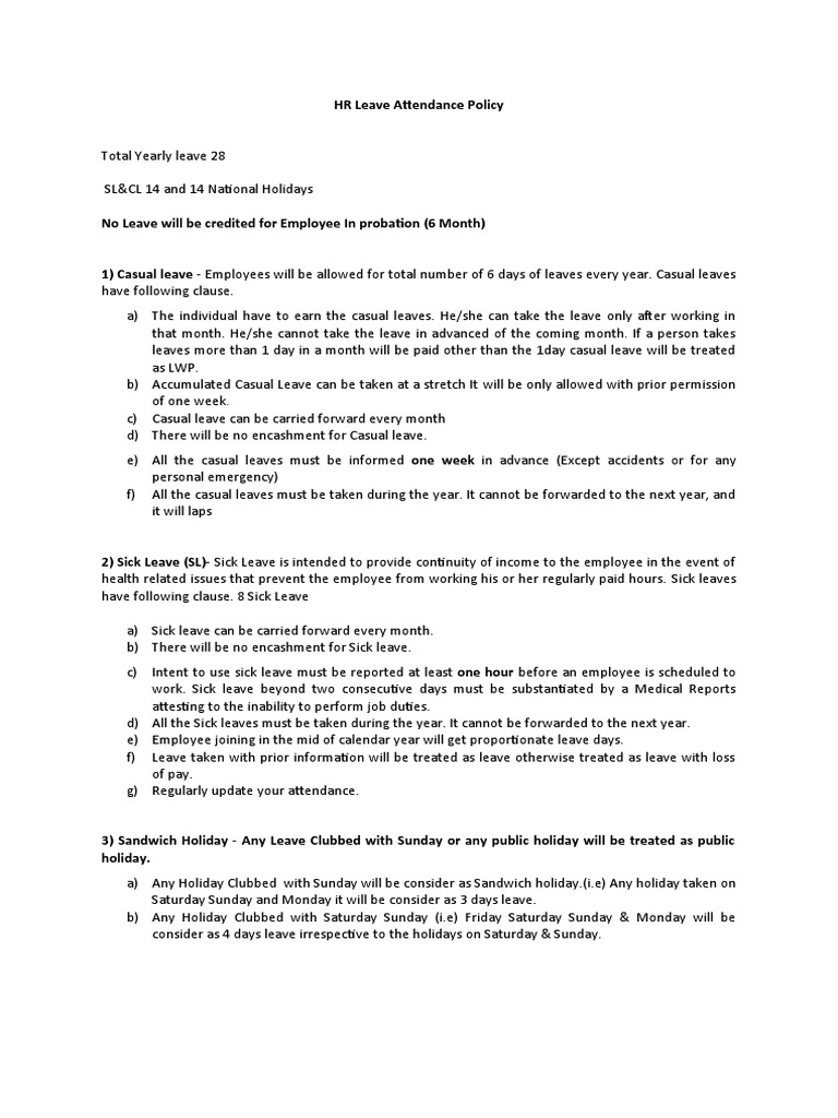 hr-leave-attendance-policy-overview-pdf-sick-leave-government