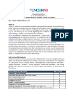 Tender18 Infotech - Proposal