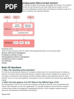 Operating System (Questions)