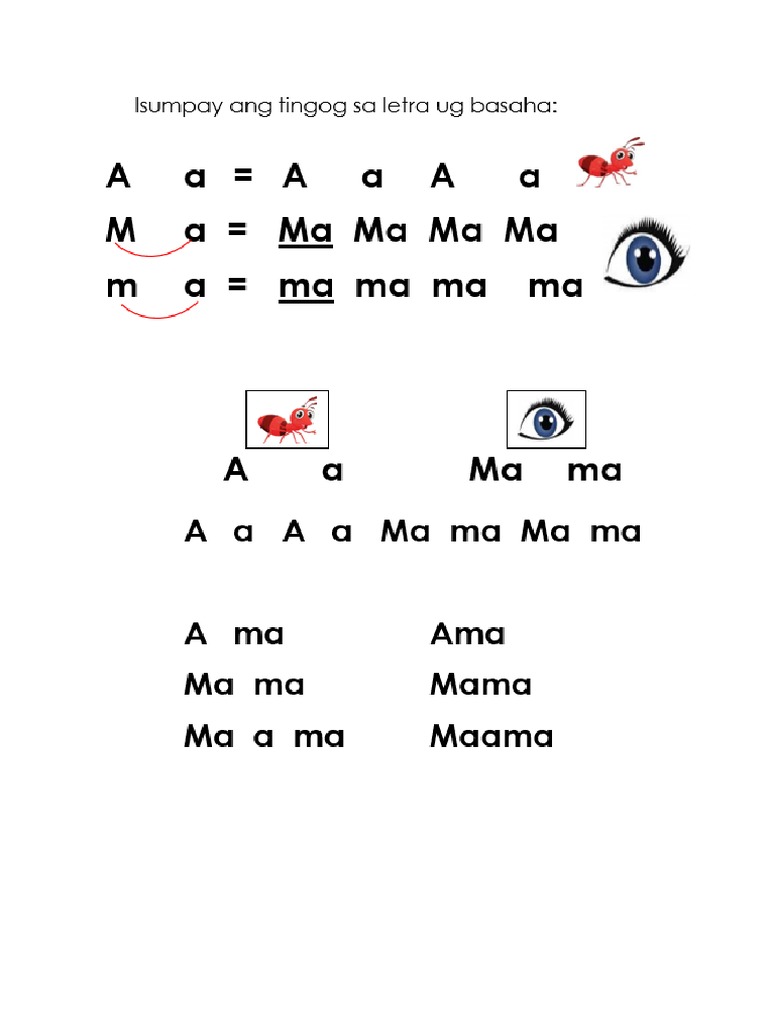 Basahon - A Ma Sa | PDF