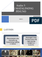 Filipino 2 Aralin 5 - Ang Matalinong Pinuno-Revised
