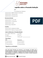 Pesquisa de Satisfação - Pousada Sedução