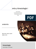 Anatomía y kinesiología I para Danza