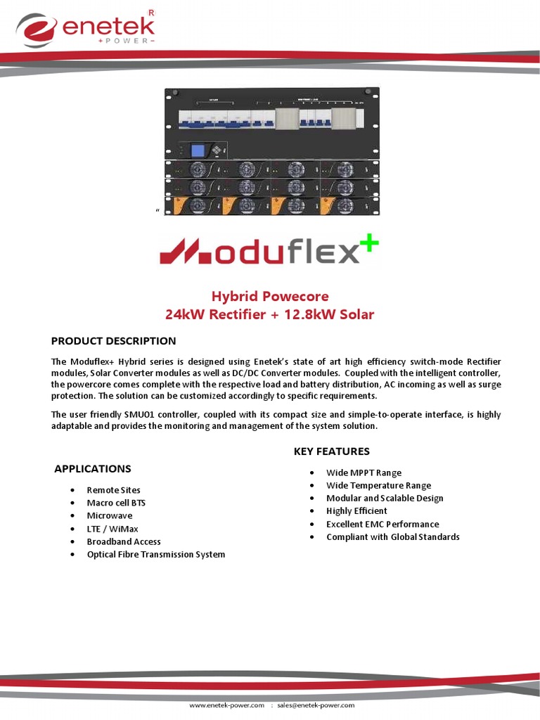 Data Sheet For Hightech PDF Rectifier Solar Power