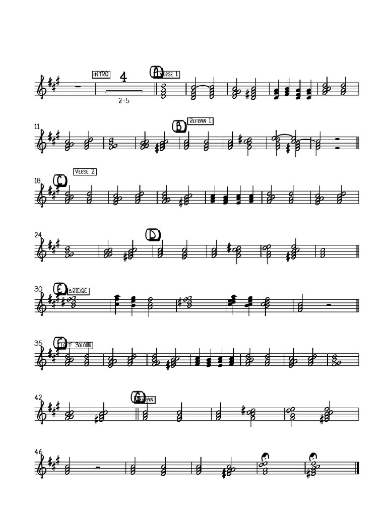 Still Got The Blues Alto 1 PDF Song Structure Musical Forms
