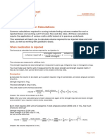 Nursing: Calculate Medication Volumes and Doses