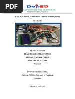SACAD: Sensored Arduino-Based Collision Alarming Device For Tricycles