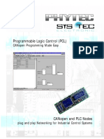 Programmable Logic Control (PLC) Made Easy with CANopen