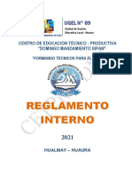 Reglamento Interno CETPRO Mandamiento 2021