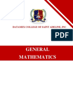 General Mathematics Dcsa Module