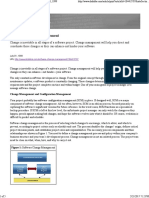 Change Management and Configuration Management