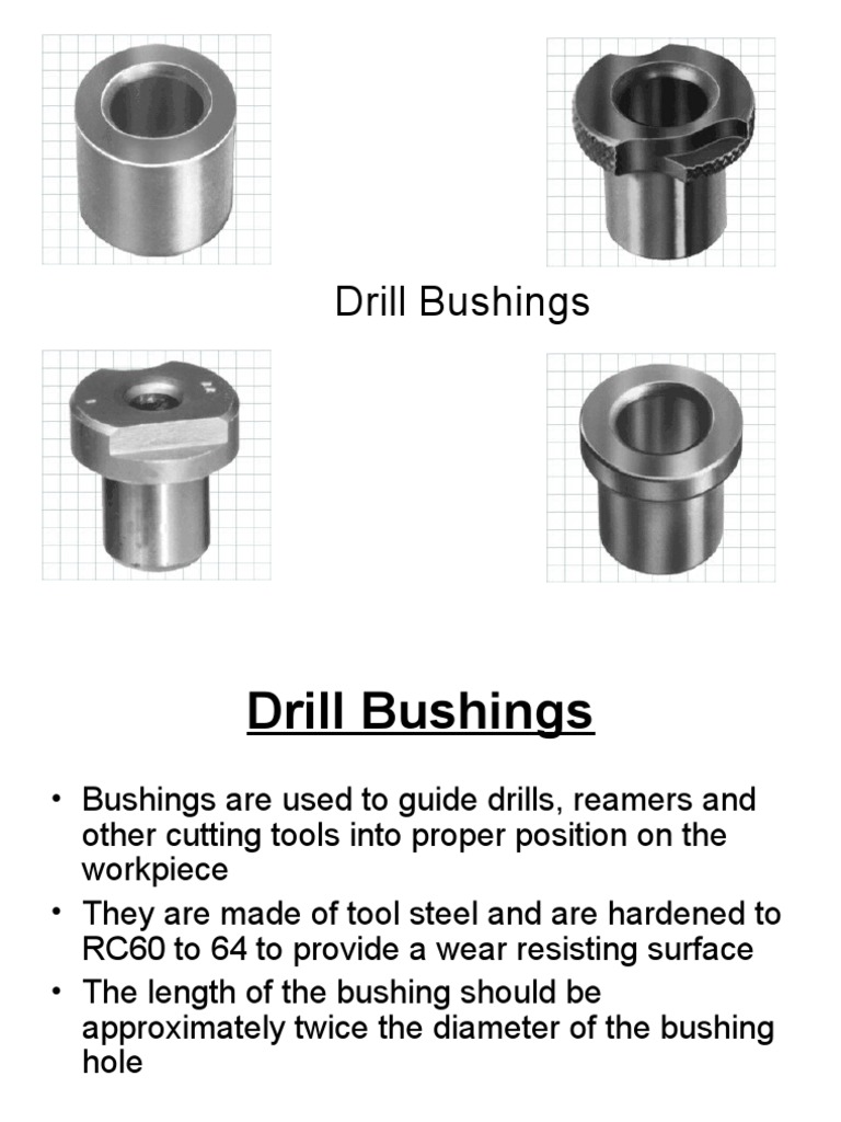 Drill Bushes PDF Drill Drilling