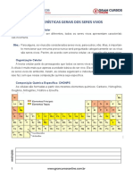 Resumo Biologia Características Gerais Dos Seres Vivos