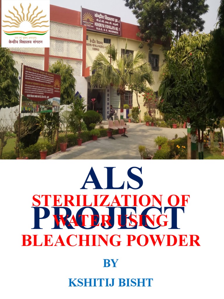 Chemistry Project On Sterilization of Water Using Bleaching Powder