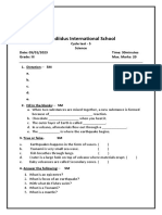 Grade III - Science Assessment - 5