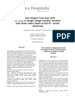 Komponen Glasgow Coma Scale (GCS) Dan Saturasi Oksigen Sebagai Prediktor Kematian Pada Pasien Cedera Kepala Di RSUP Dr. Kariadi Semarang