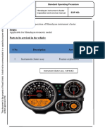 SOP For Himalayan Instrument Cluster