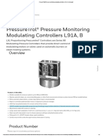 PressureTrol® Pressure Monitoring Modulating Controllers L91A, B - Honeywell