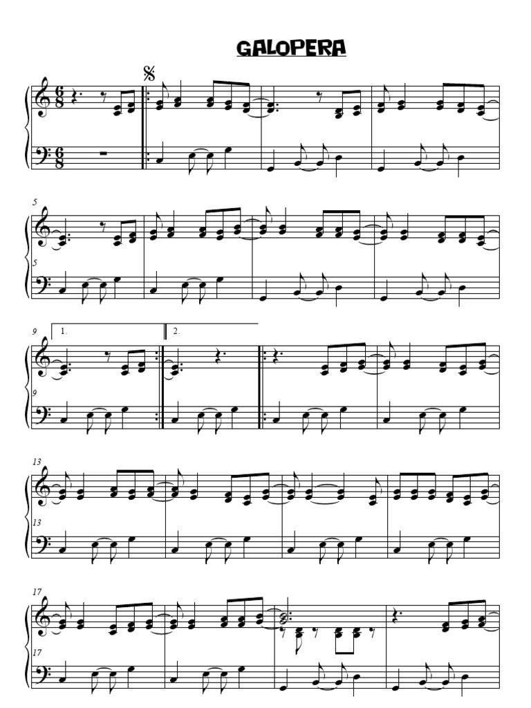 Galopera Piano | PDF | Ouverture (échecs) | Échecs
