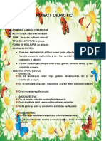 Proiect Didactic: Formarea Deprinderii de A Folosi Corect Unele Adjective Care Reprezintă o