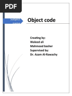 Definition of Object Code