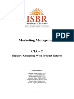Marketing Management CIA - 2