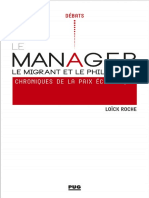 Le Manager Le Migrant Et Le Philosophe