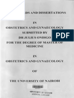 Ondigo - Case Records and Dissertations in Obstetrics and Gynaecology