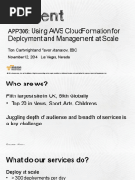 APP306 - Using AWS CloudFormation For Deployment and Management at Scale